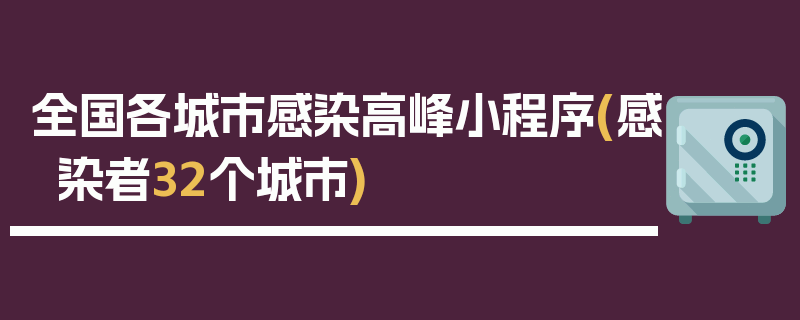 全国各城市感染高峰小程序(感染者32个城市)