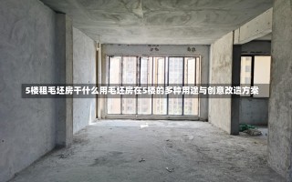 5楼租毛坯房干什么用毛坯房在5楼的多种用途与创意改造方案