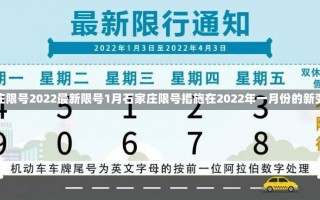 石家庄限号2022最新限号1月石家庄限号措施在2022年一月份的新变化