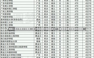 南京二本大学多少分南京二本大学的录取分数线是多少？详解各校录取分数及影响因素