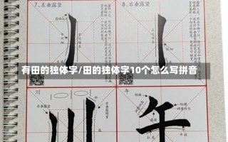 有田的独体字/田的独体字10个怎么写拼音