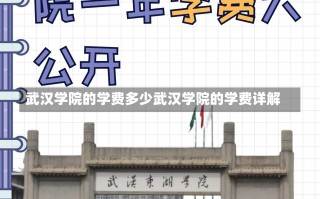 武汉学院的学费多少武汉学院的学费详解