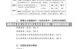 湖南省本录取分数线湖南省本录取分数线，深度解析与预测