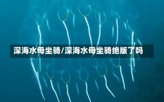 深海水母坐骑/深海水母坐骑绝版了吗