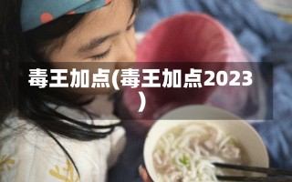 毒王加点(毒王加点2023)