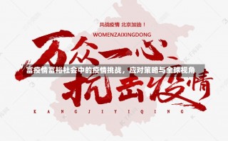 富疫情富裕社会中的疫情挑战，应对策略与全球视角