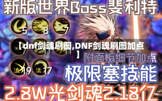 【dnf剑魂刷图,DNF剑魂刷图加点】