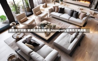 家庭派对攻略/家庭派对攻略秘籍,houseparty全角色攻略完美