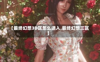 【最终幻想3D区怎么进入,最终幻想三区】