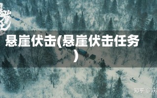 悬崖伏击(悬崖伏击任务)