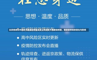 北京各类公共场所不再查验核酸北京公共场所不再查验核酸，新政策带来的变化与影响