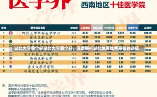 湖北大学哪个好湖北大学哪个好，深度解析湖北地区优秀高校的选择