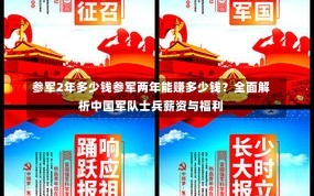 参军2年多少钱参军两年能赚多少钱？全面解析中国军队士兵薪资与福利