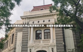 山东济南有的大学山东济南的大学，探索学术殿堂的多元魅力