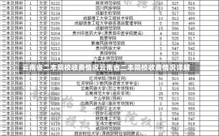 云南省二本院校收费情况云南省二本院校收费情况详解