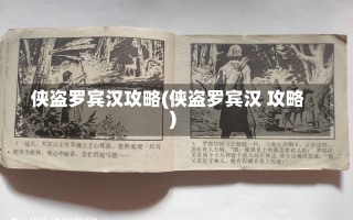 侠盗罗宾汉攻略(侠盗罗宾汉 攻略)