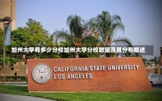 加州大学有多少分校加州大学分校数量及其分布概述