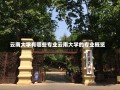 云南大学有哪些专业云南大学的专业概览