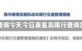 下载秦皇岛限行查询今天今日秦皇岛限行查询及下载相关信息