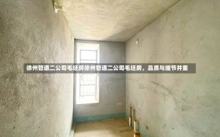 徐州管道二公司毛坯房徐州管道二公司毛坯房，品质与细节并重