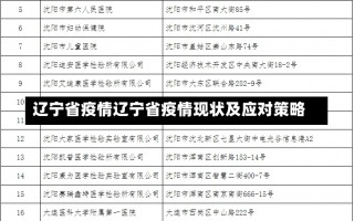 辽宁省疫情辽宁省疫情现状及应对策略