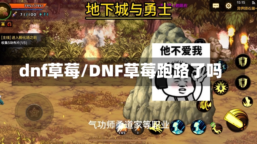 dnf草莓/DNF草莓跑路了吗-第1张图片-通任唐游戏