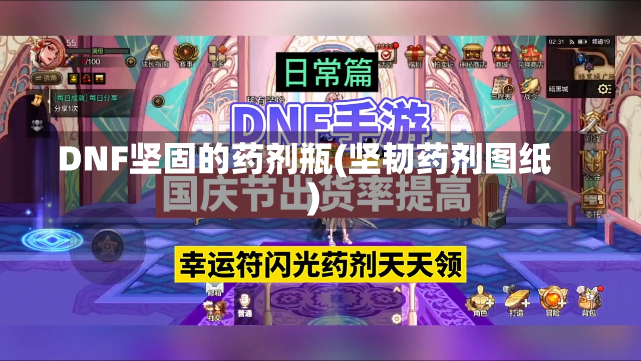 DNF坚固的药剂瓶(坚韧药剂图纸)-第1张图片-通任唐游戏