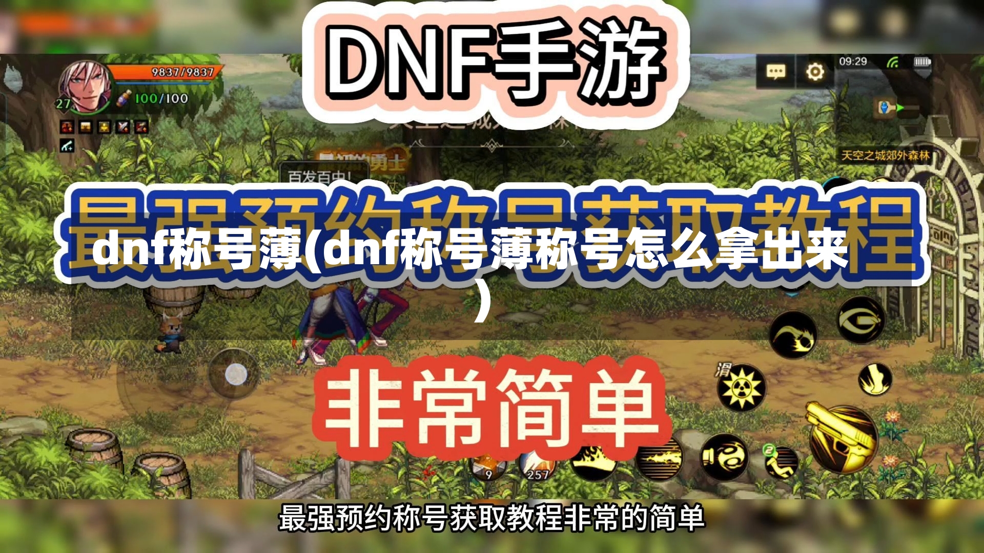 dnf称号薄(dnf称号薄称号怎么拿出来)-第2张图片-通任唐游戏