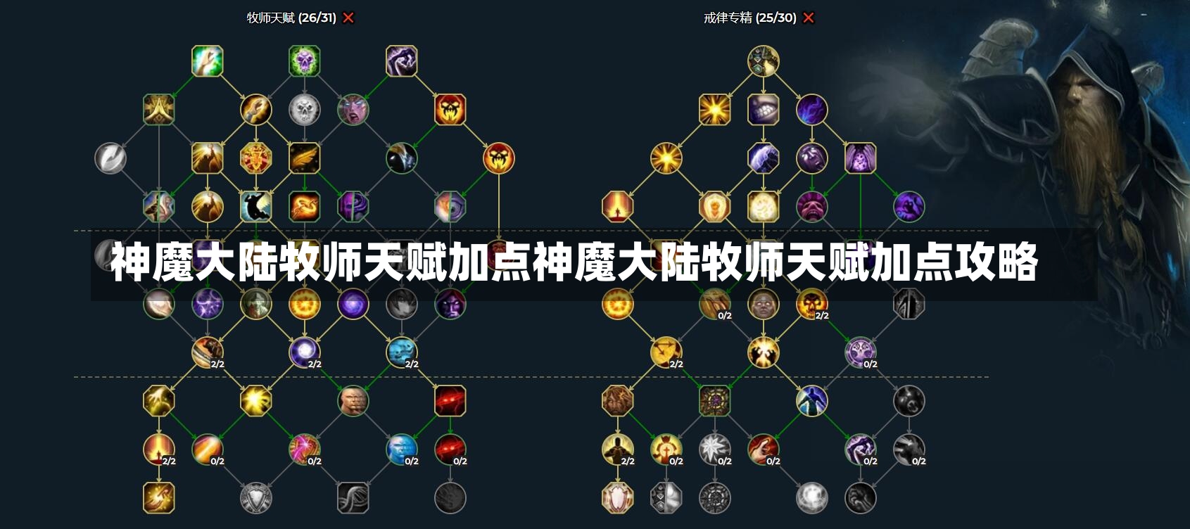 神魔大陆牧师天赋加点神魔大陆牧师天赋加点攻略-第2张图片-通任唐游戏