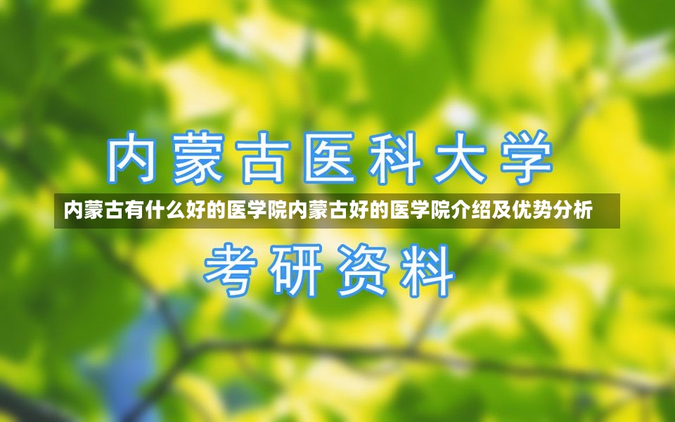 内蒙古有什么好的医学院内蒙古好的医学院介绍及优势分析-第1张图片-通任唐游戏