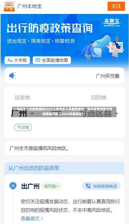 上海返乡人员最新通知2022上海返乡人员最新通知，返乡政策调整与防疫措施详解（2022年最新版）-第2张图片-通任唐游戏