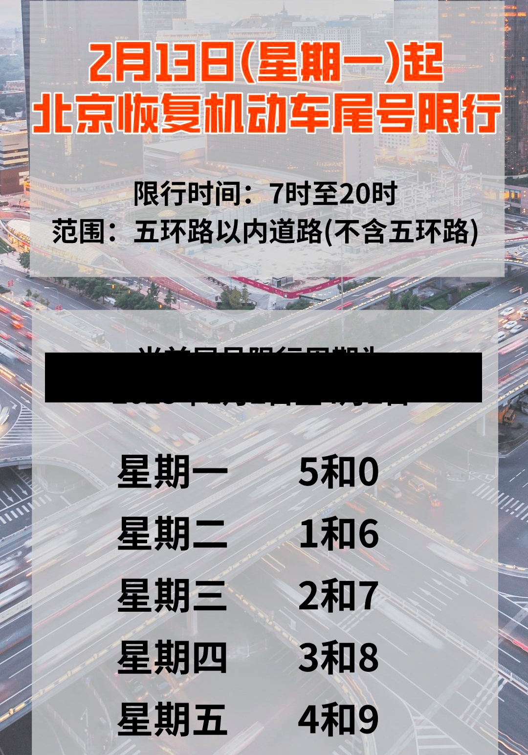 春节外地车牌进京限行春节外地车牌进京限行政策详解-第1张图片-通任唐游戏