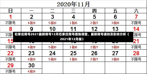 石家庄限号2021最新限号12月石家庄限号措施调整，最新限号通知及影响分析（2021年12月版）-第2张图片-通任唐游戏