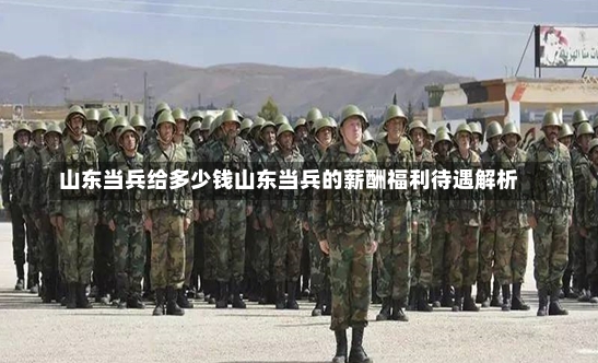 山东当兵给多少钱山东当兵的薪酬福利待遇解析-第1张图片-通任唐游戏