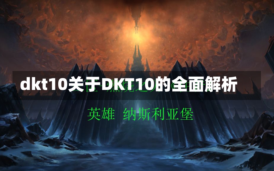 dkt10关于DKT10的全面解析-第2张图片-通任唐游戏