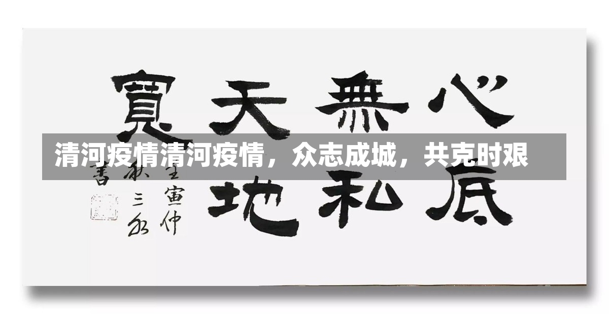 清河疫情清河疫情，众志成城，共克时艰-第3张图片-通任唐游戏