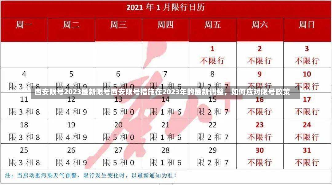 西安限号2023最新限号西安限号措施在2023年的最新调整，如何应对限号政策-第1张图片-通任唐游戏