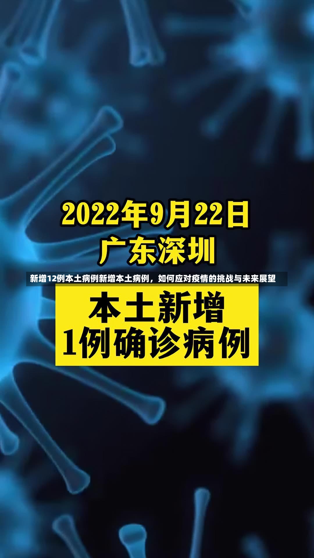 新增12例本土病例新增本土病例，如何应对疫情的挑战与未来展望-第2张图片-通任唐游戏