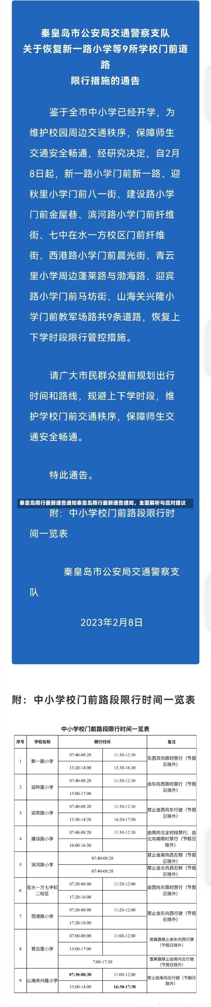 秦皇岛限行最新通告通知秦皇岛限行最新通告通知，全面解析与应对建议-第1张图片-通任唐游戏