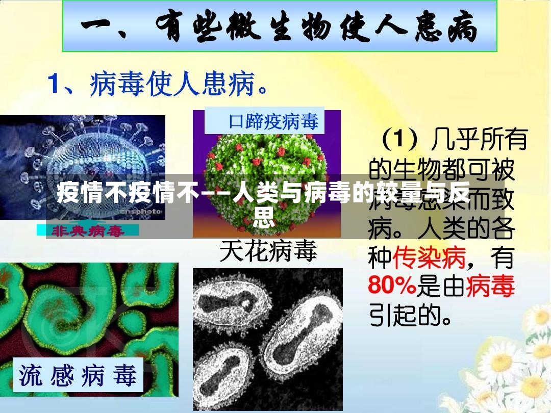 疫情不疫情不——人类与病毒的较量与反思-第2张图片-通任唐游戏