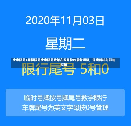 北京限号4月份限号北京限号政策在四月份的最新调整，深度解析与影响展望-第1张图片-通任唐游戏