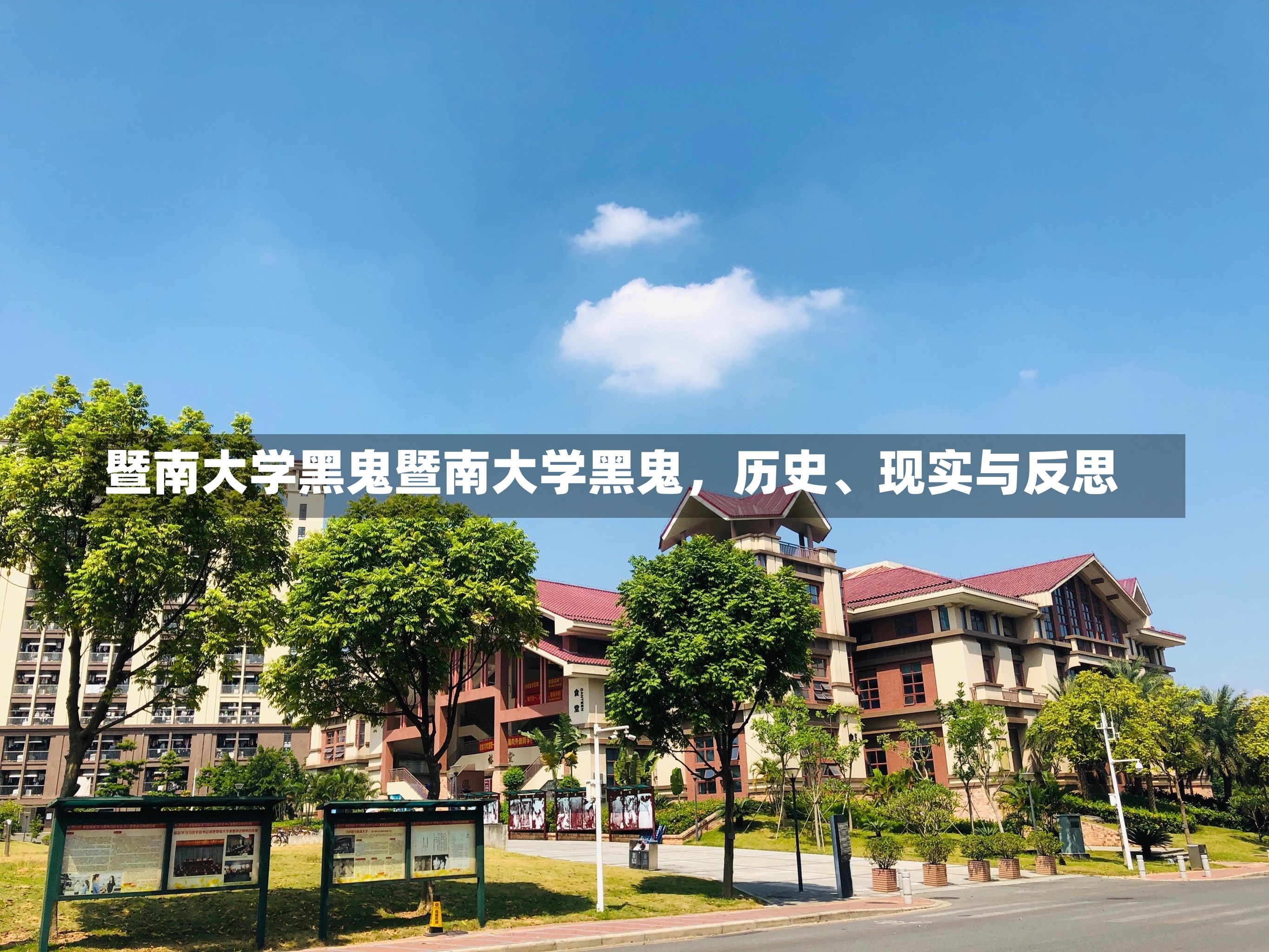 暨南大学黑鬼暨南大学黑鬼，历史、现实与反思-第1张图片-通任唐游戏