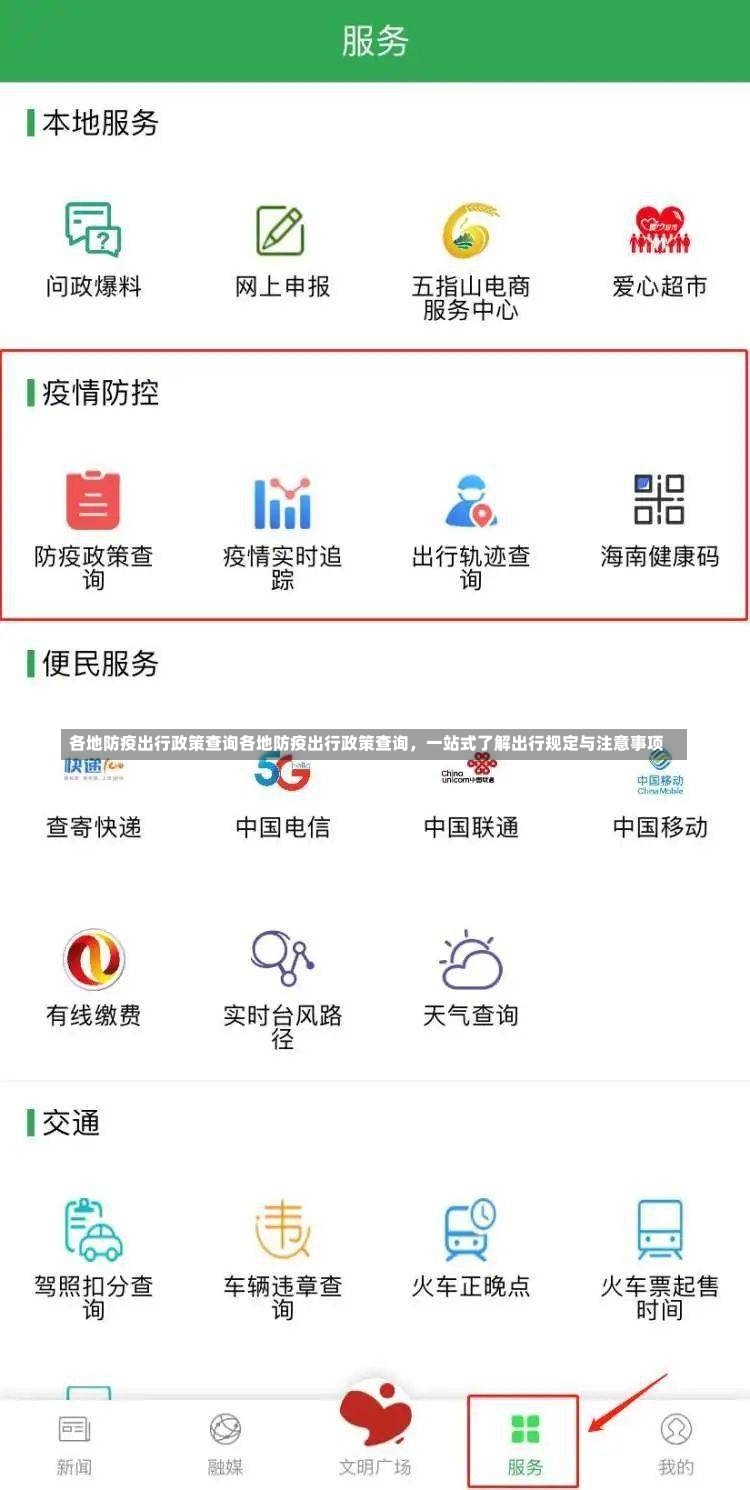 各地防疫出行政策查询各地防疫出行政策查询，一站式了解出行规定与注意事项-第1张图片-通任唐游戏