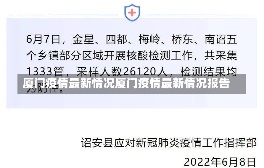 厦门疫情最新情况厦门疫情最新情况报告-第1张图片-通任唐游戏