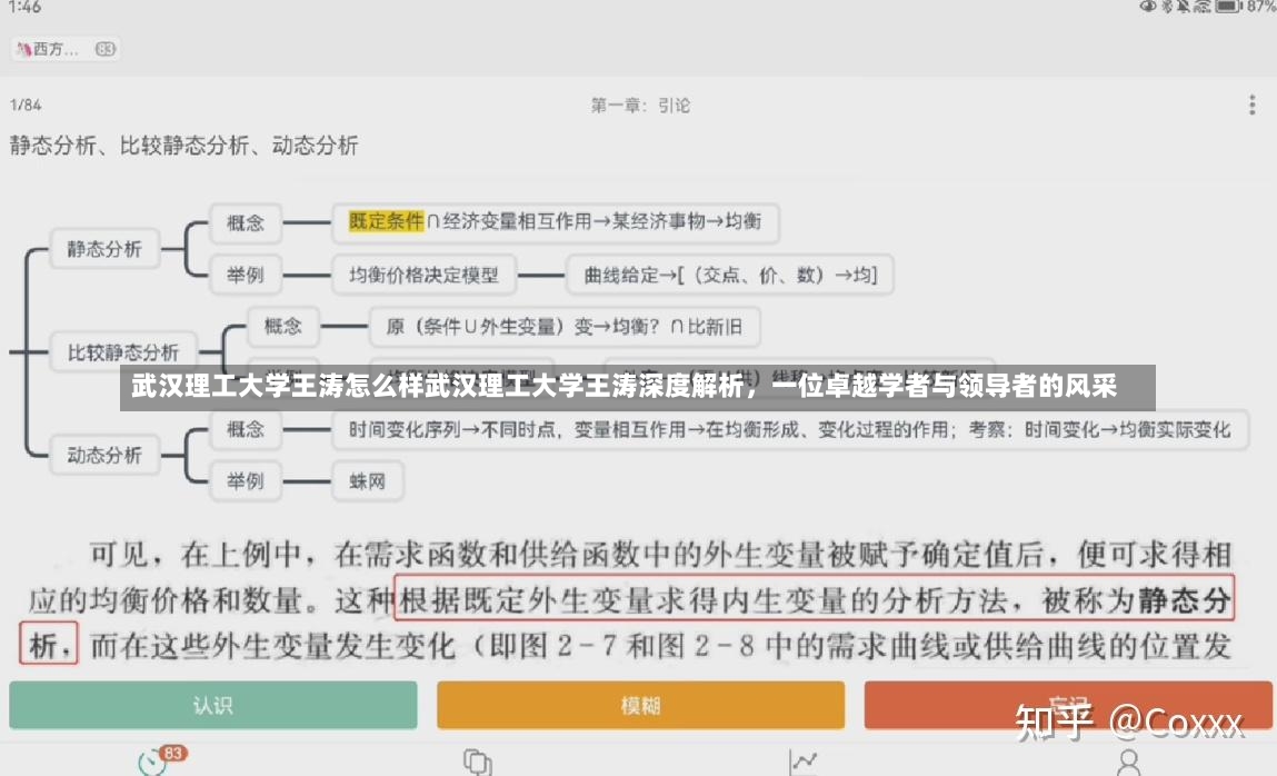 武汉理工大学王涛怎么样武汉理工大学王涛深度解析，一位卓越学者与领导者的风采-第1张图片-通任唐游戏