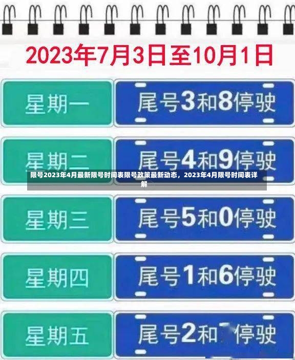 限号2023年4月最新限号时间表限号政策最新动态，2023年4月限号时间表详解-第1张图片-通任唐游戏